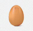 © Gohan T - fresh chicken egg isolated on a transparent background, realistic vector illustration
