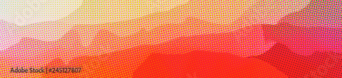 Illustration of abstract Red Dots Banner background.