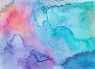 Abstract watercolor background. Hand painted illustration