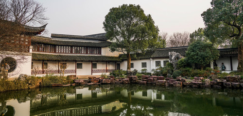 Wall Mural - Captured in Hangzhou Xixi Wetland scenery