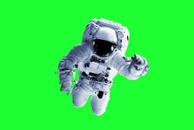 Green Screen Astronaut - Elements Of This Image Furnished By NASA