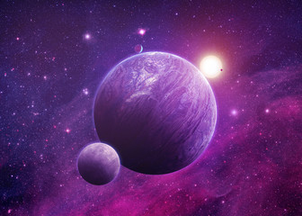 Wall Mural - alien world - elements of this image furnished by nasa