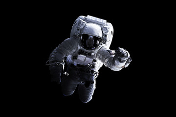 Wall Mural - Astronaut Afloat - Elements of this Image Furnished by nASA