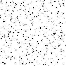 Abstract Black And White Seamless Pattern. Vector Dotted Textured Background