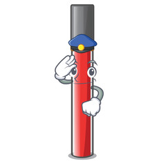 Sticker - Police lip gloss in the cartoon shape