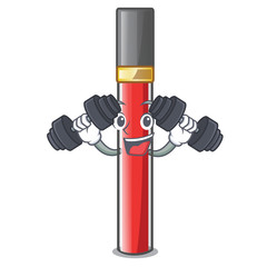 Sticker - Fitness lip gloss in the cartoon shape