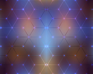 Wall Mural - 3d computer generated abstract unique smooth artistic multicolored modern smooth network artwork