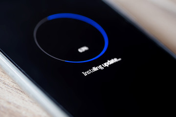 Installing update on smartphone