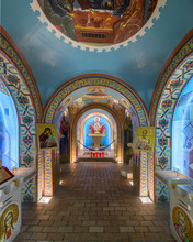 Interior Of St. Photios Greek Orthodox Shrine In St. Augustine, Florida