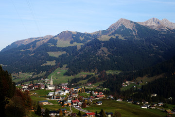 Poster - Mittelberg - Kleinwalsertal - Allgäuer Alpen 