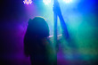 © nagaets - Young slim pole dance woman in bright interior