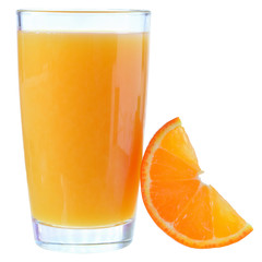 Sticker - Orange juice isolated