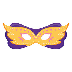 Poster - carnival mask accessory icon