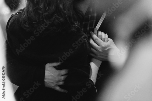 Fotografía Close embrace while dancing