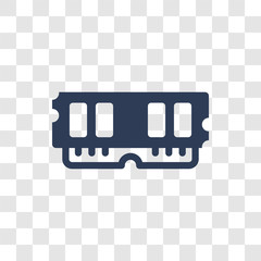 Random access memory icon vector