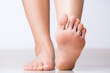 © Siam - Closeup female foot pain, Healthcare concept.