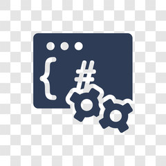 Web development icon vector