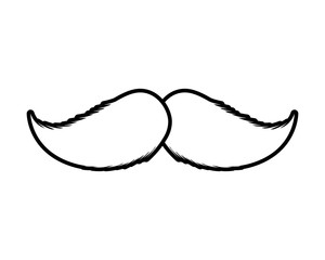 Wall Mural - mustache style hipster accessory