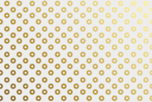 Chinese Coins, Background Seamless Pattern. Texture Asian Shape Of Money In Golden Color.
