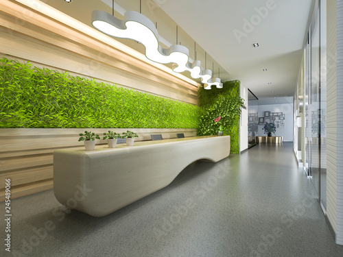 3d Rendering Luxury Hotel And Office Reception And Lounge Buy This Stock Illustration And Explore Similar Illustrations At Adobe Stock Adobe Stock
