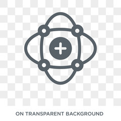 Wall Mural - electron icon. electron design concept from science collection. simple element vector illustration o