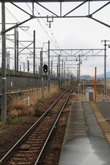 Wall Mural - 駅からの風景