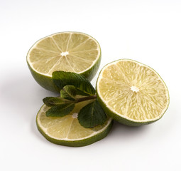 Wall Mural - Lime with mint