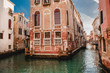 Venice, Italy - canal and gondolas