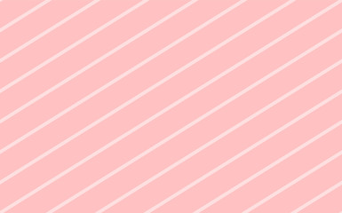 Canvas Print - classic cute stripe pink and white background	