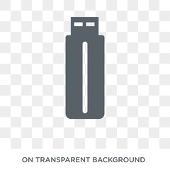 Wall Mural - pendrive icon. pendrive design concept from electronic devices collection. simple element vector ill