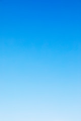 Wall Mural - clear blue sky background and empty space for your design, no cloud