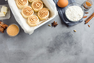 Wall Mural - Cinnamon rolls or cinnabon