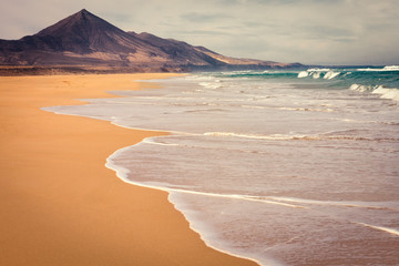 Wall Mural - Barlovento beach in Cofete, Fuerteventura, Canary Islands, Spain