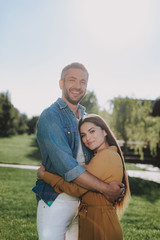 Wall Mural - Young married couple is spending time together