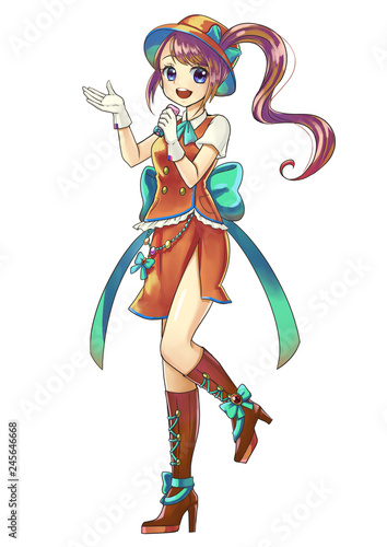可愛いアイドル オレンジ基調 Cute Idol Orange Keynote Stock イラスト Adobe Stock 可愛いアイドル オレンジ基調 Cute Idol Orange Keynote Stock イラスト Adobe Stock