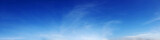 Fototapeta Na sufit - Panorama sky with cloud on a sunny day. Beautiful cirrus cloud.