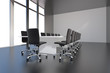 © mirexon - Meeting room or conference room in office building - 3D Rendering.