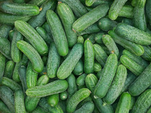 Cucumbers Heap Background