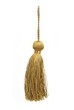 © Elena - Golden silk tassel isolated on white background for creating graphic concepts
