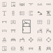 © Anar - round table glyph icon. Furniture icons universal set for web and mobile