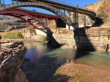 Bridge Over Salt River Canyon In Arizona