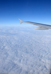 Poster - Blick aus einem Flugzeug