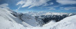 Panorama of High Tatras winter above the clouds