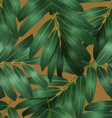 Wall Mural - Seamless foliage pattern6