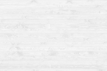Wall Mural - White wood texture background top view. Light wooden surface backdrop.