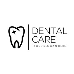 Wall Mural - Dental Logo Design Vector