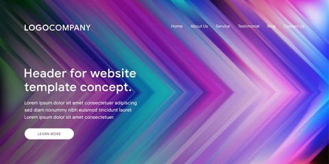 Modern Abstract Style of Website Landing Page Background