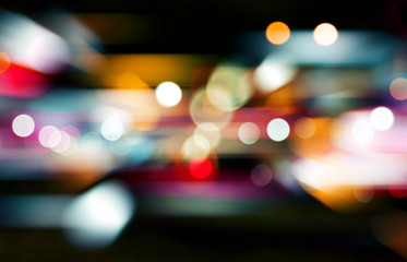 Abstract bokeh backgrounds with speed effect