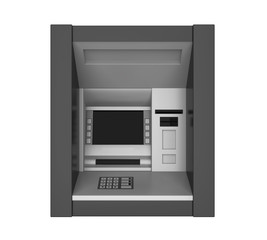 Wall Mural - Automated Teller Machine Isolated