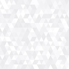 triangular low poly, light grey, silver, mosaic abstract pattern background, vector polygonal illust